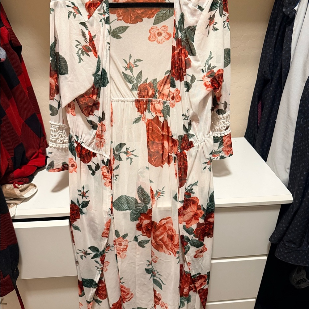 Floral Print Women's Dress